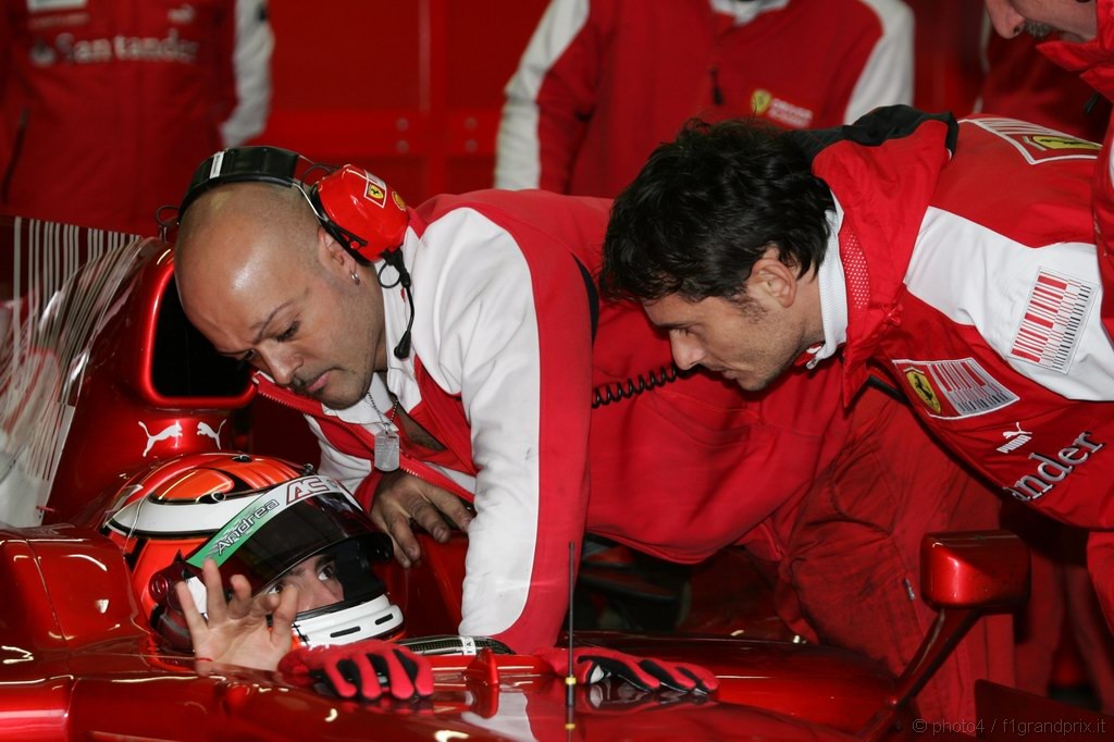 Test Ferrari F2008 Italian F3 Drivers Vallelunga